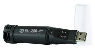 אוגר נתונים - טמפרטורה / לחות , 16382 זכרונות , +LASCAR EL-USB-2