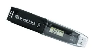 אוגר נתונים - טמפרטורה / לחות , 16379 זכרונות , LASCAR EL-USB-2-LCD