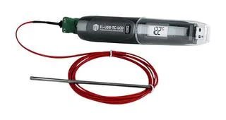 אוגר נתונים - טמפרטורה , 32510 זכרונות , LASCAR EL-USB-TC-LCD