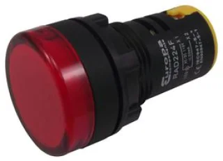 נורת לד 29 מ''מ לפנל - עדשה אדומה - 110V