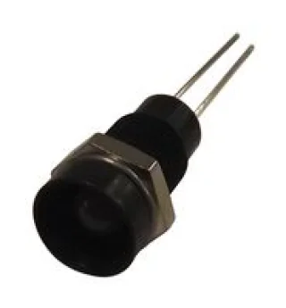 נורת לד 5 מ''מ צהובה עם תושבת לפנל