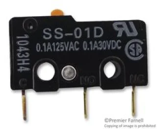 מיקרוסוויץ' SPDT 30V 100mA - פין בוכנה תת-מיניאטורי