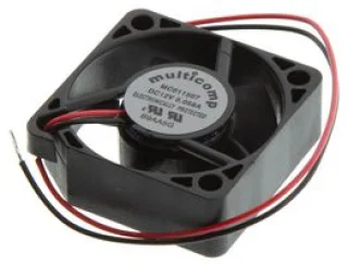 מאוורר צירי DC 12V 30x10 מ