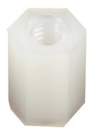 ספייסר משושה פלסטיק נקבה/נקבה M3 X 8MM
