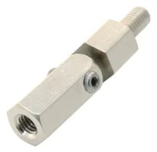 ספייסר מתכוונן מפלדה - זכר/נקבה - M3X25MM