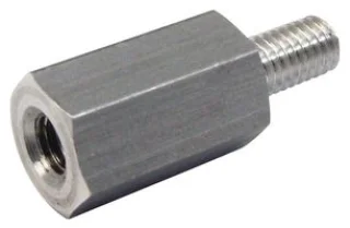 ספייסר משושה מאלומיניום - זכר/נקבה - M3 X 10MM