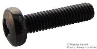 ברגים מפלדה מושחרת - ראש עגול - פיליפס - M3 X 12MM
