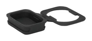 כיסוי הגנה למחברים לפנל IEC IP67 / IP69K - בידוד שחור