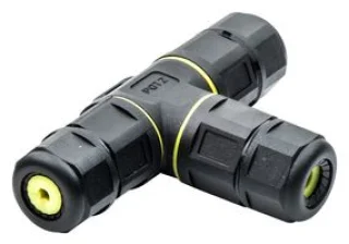 מחבר FICX לחיבור כבלים - T TUBE PGT2 , YL (8.5MM) , 4POS