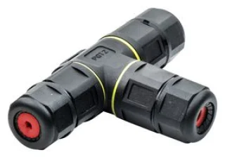 מחבר FICX לחיבור כבלים - T TUBE PGT2 , RD (12.5MM) , 3POS