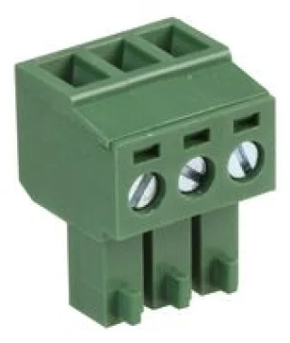 טרמינל בלוק להברגה לכבל - 3 מגעים - 3.81MM PITCH