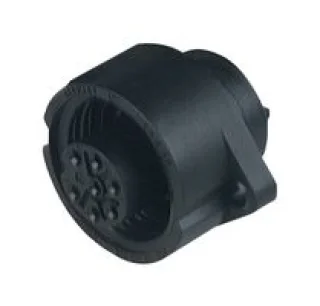 מחבר תעשייתי CA6GD - נקבה להלחמה לפנל - 6 מגעים + הארקה