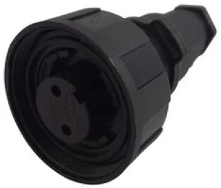 מחבר תעשייתי PX0736 - נקבה להברגה לכבל - 2 מגעים