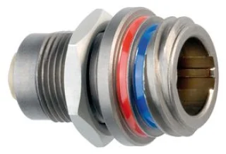מחבר LEMO - נקבה ללחיצה לפנל - 5 מגעים - EGN.0M.305.XLM