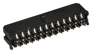 מחבר MOLEX להלחמה למעגל מודפס - סדרת MICRO-FIT - זכר 22 מגעים
