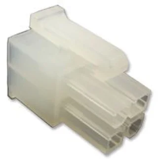 מחבר MOLEX ללחיצה לכבל - סדרת MINI-FIT JR - נקבה 4 מגעים