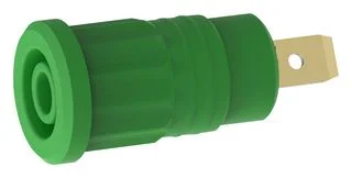 שקע בננה 4MM לנעיצה לפנל - בידוד ירוק - TENMA 72-14256