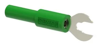 פרוב SPADE ירוק לתקע בננה TENMA 72-14358 - 4MM