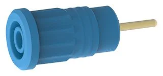 שקע בננה 4MM לנעיצה לפנל - בידוד כחול - TENMA 72-14234