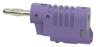 תקע בננה 4MM להברגה לכבל - בידוד סגול - TENMA 72-13724