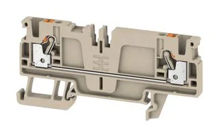 מחבר טרמינל בלוק לפס דין - 2WAY , 2.5MM² , 24A , 800V , GREY