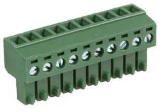 טרמינל בלוק להברגה לכבל - 10 מגעים - 3.81MM PITCH