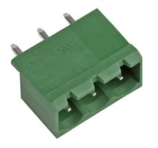 טרמינל בלוק למעגל מודפס - 3 מגעים - 5.08MM PITCH