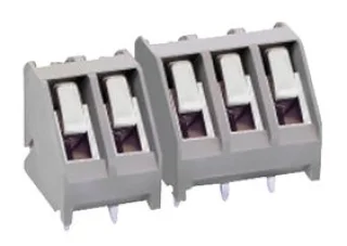 טרמינל בלוק מודולרי למעגל מודפס - 2 מגעים - 5.00MM PITCH