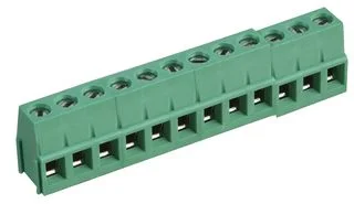 טרמינל בלוק למעגל מודפס - 12 מגעים - 5.08MM PITCH