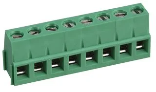 טרמינל בלוק למעגל מודפס - 8 מגעים - 5.08MM PITCH