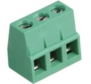 טרמינל בלוק למעגל מודפס - 3 מגעים - 5.08MM PITCH