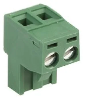 טרמינל בלוק להברגה לכבל - 2 מגעים - 5.08MM PITCH