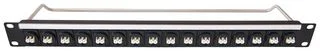 פאץ' פאנל - CP30180 - 1U 16 PORT - LC DUPLEX (MM) - M3 HOLES