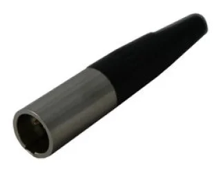 מחבר MINI XLR זכר להלחמה לכבל - 4 מגעים