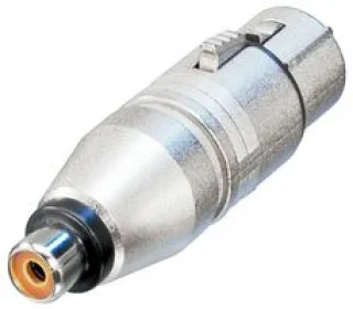 מתאם XLR SOCKET - RCA SOCKET