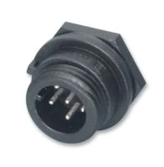 מחבר תעשייתי PX0413PC - זכר להלחמה למעגל מודפס - 8 מגעים