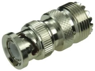 מתאם קואקסיאלי - UHF SOCKET - BNC PLUG