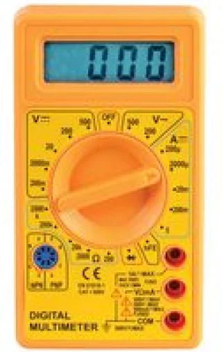 מולטימטר דיגיטלי ידני 500V AC/DC 5A AC/DC