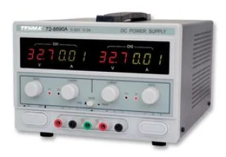 ספק כוח מעבדתי - ADJ - שתי יציאות - (0-32V / 0-3A)