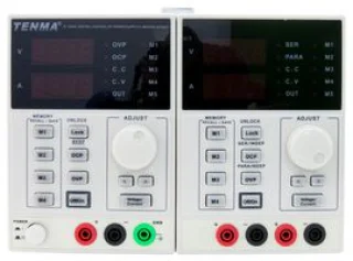 ספק כוח מעבדתי - ADJ - שלוש יציאות - (0-32V / 0-3A + 5V / 3A)