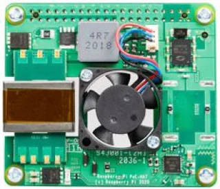 לוח הרחבה PoE HAT, Raspberry Pi 3 Model B+