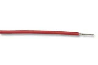 כבל חשמל גמיש לאלקטרוניקה - 24AWG - גליל 30.5 מטר - בידוד אדום