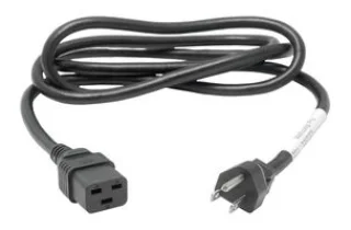 כבל חשמל יצוק - USA ~ IEC C19 - 15A - 125V - 2M