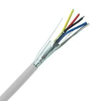 כבל פיקוד גמיש - 4 גידים 26AWG + סיכוך אלומיניום