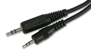 כבל אודיו/וידאו - 3.5mm סטריאו זכר ל-2.5mm סטריאו זכר - 1m - שחור
