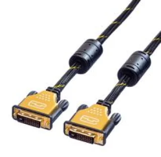 כבל 10M - DVI 24+1 (M) - DVI 24+1 (M) - DVI-D DUAL LINK