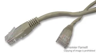 כבל רשת יצוק CAT5E 15M - בידוד אפור