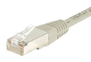 כבל רשת יצוק CAT5E 5M - בידוד אפור