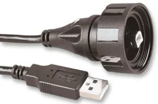 כבל תעשייתי USB - זכר B ← זכר PX0840/B/3M00 - A