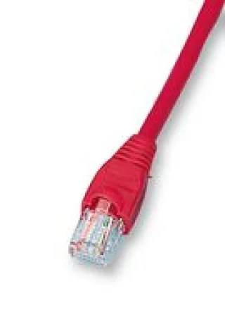 כבל רשת יצוק CAT5E 30M - בידוד אדום